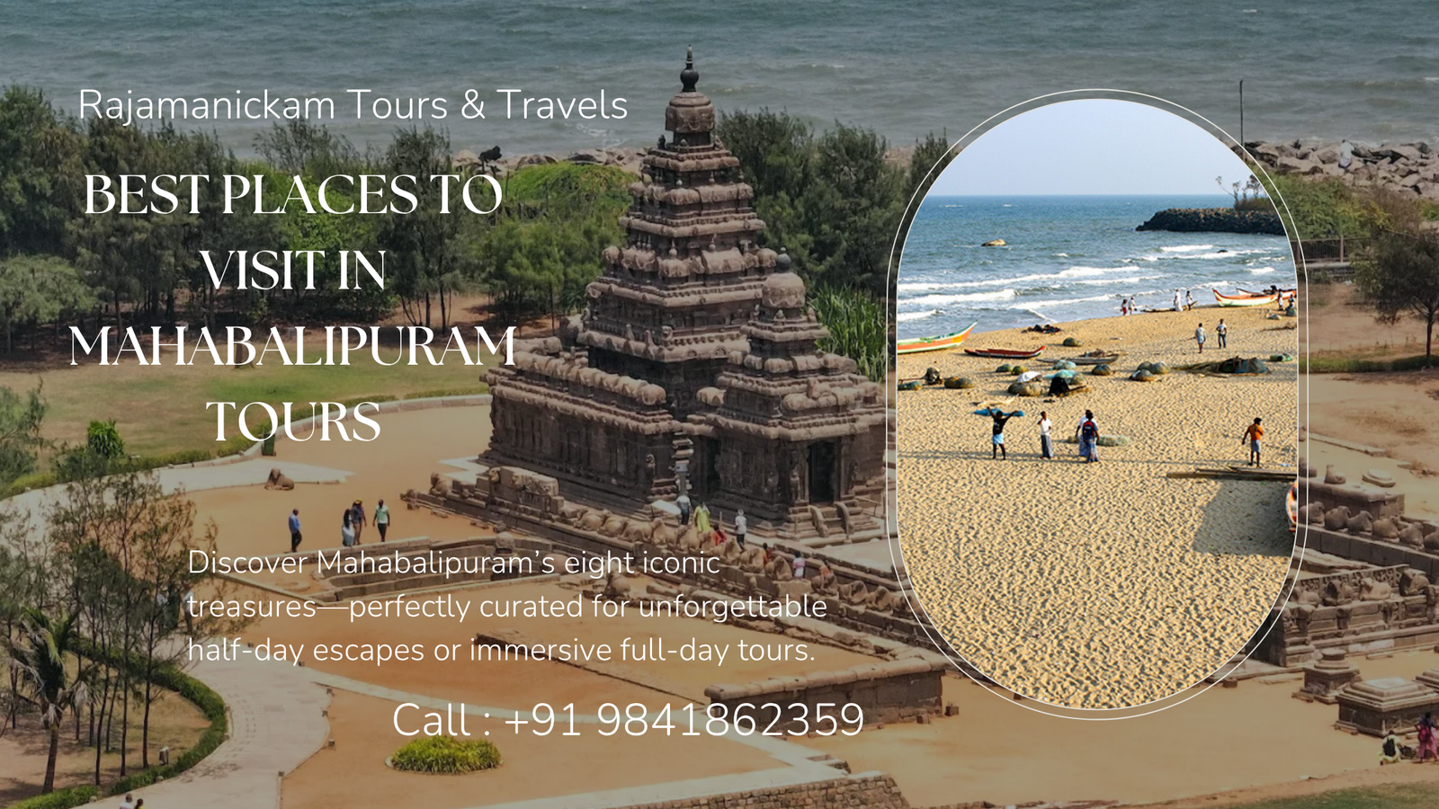 Good Places to visit in Mahabalipuram