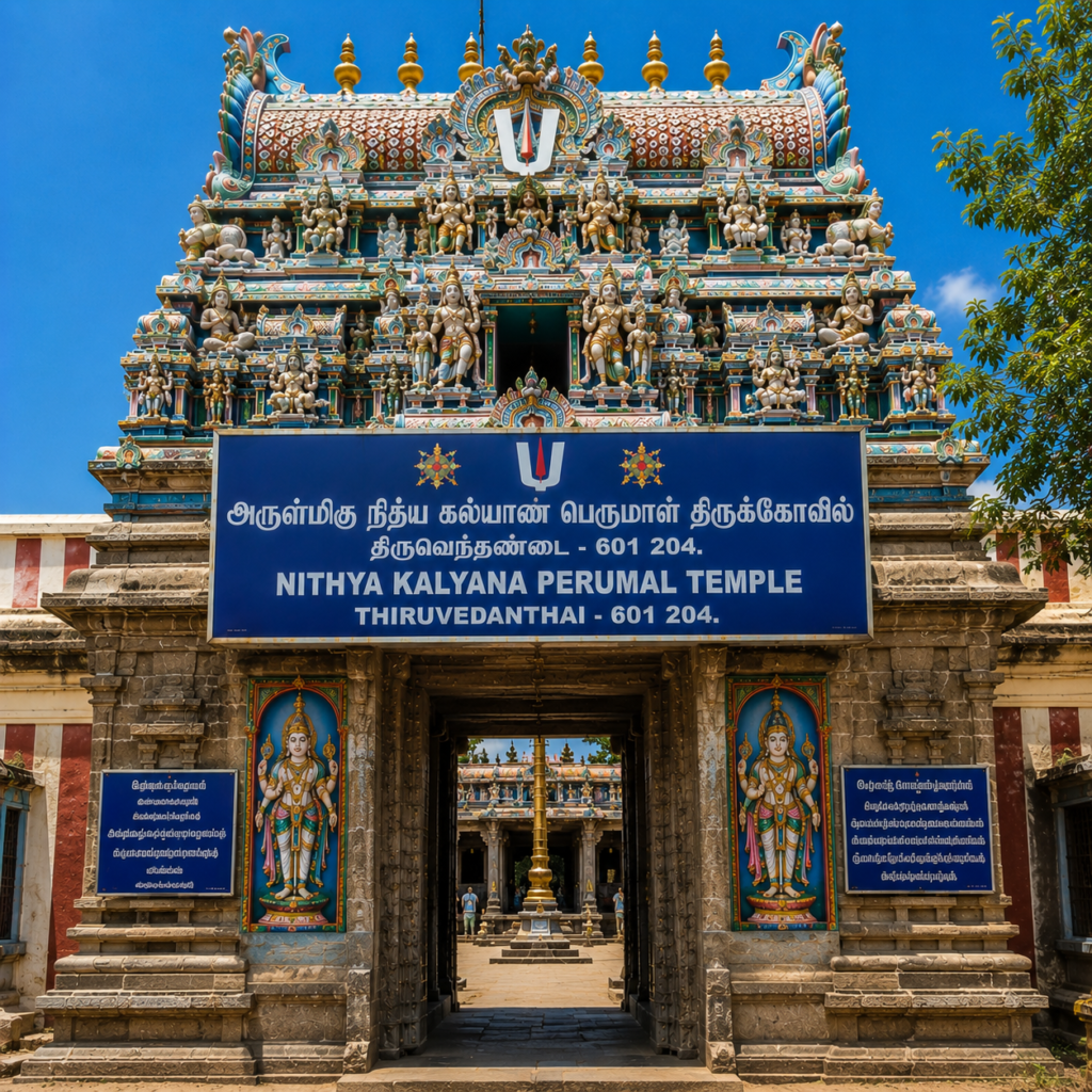 Nithya Kalyana Perumal temple Thiruvedanthai