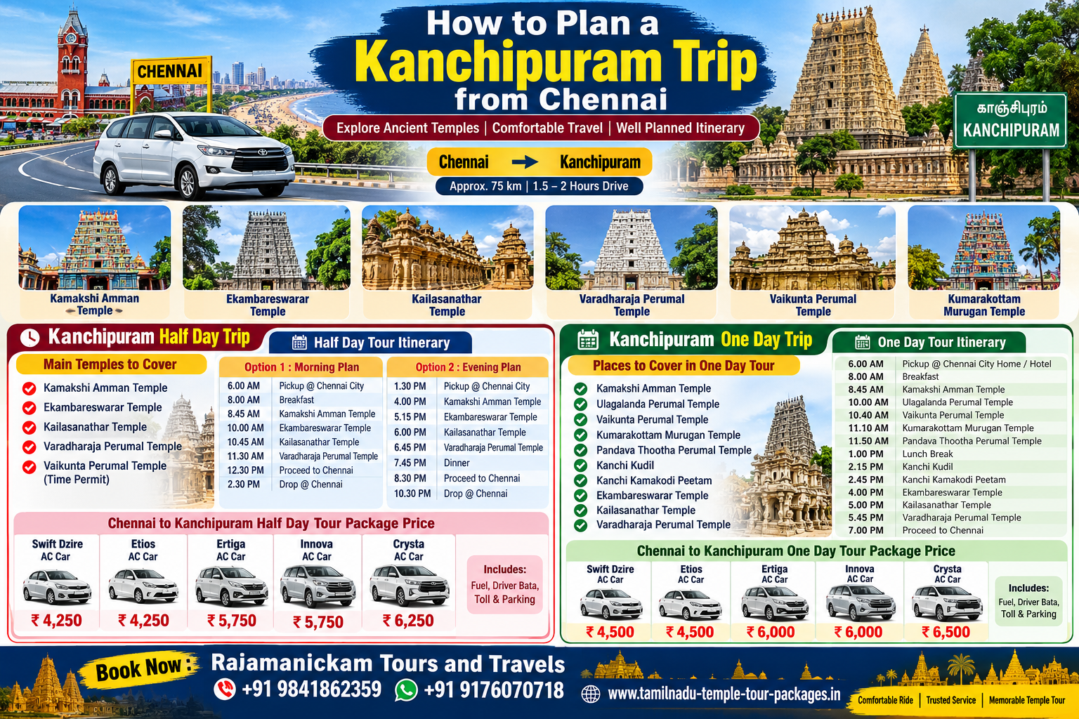 How to Plan a Kanchipuram Trip from Chennai