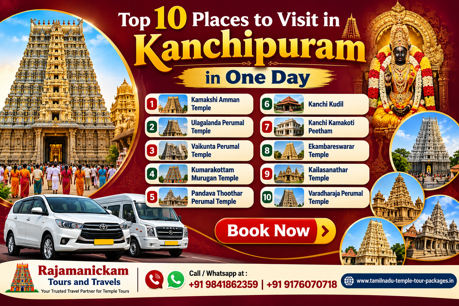 Top 10 Places to Visit in Kanchipuram in One Day